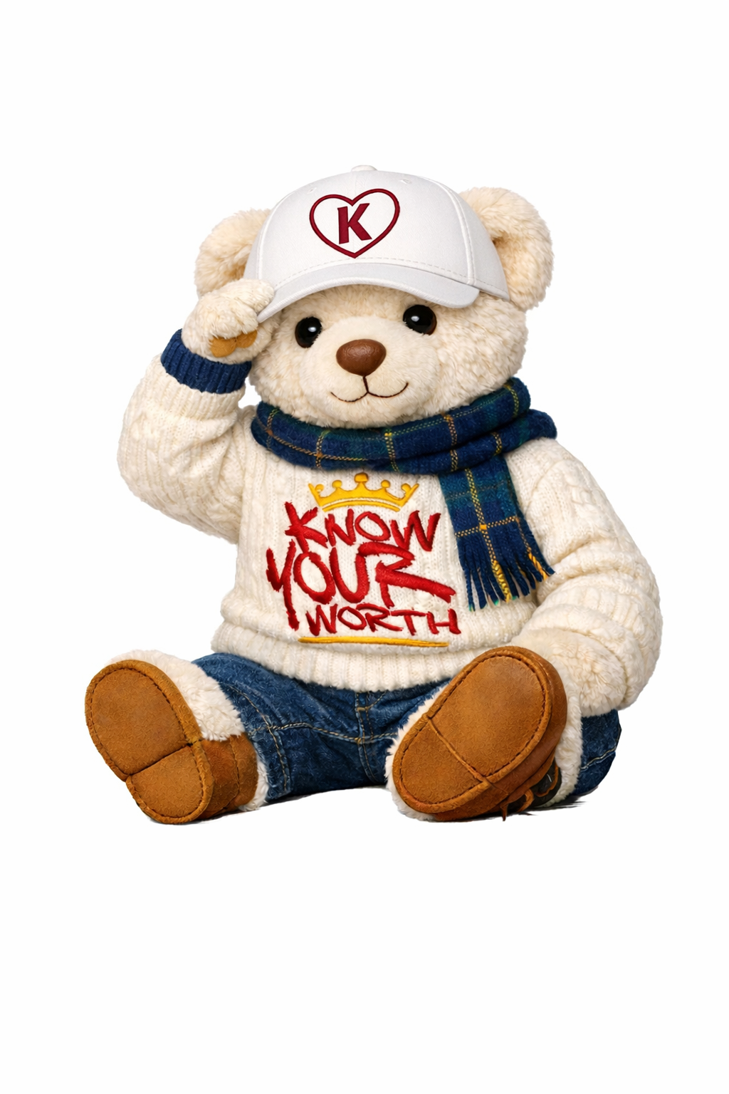 KYW White Bear — Heart K Cap