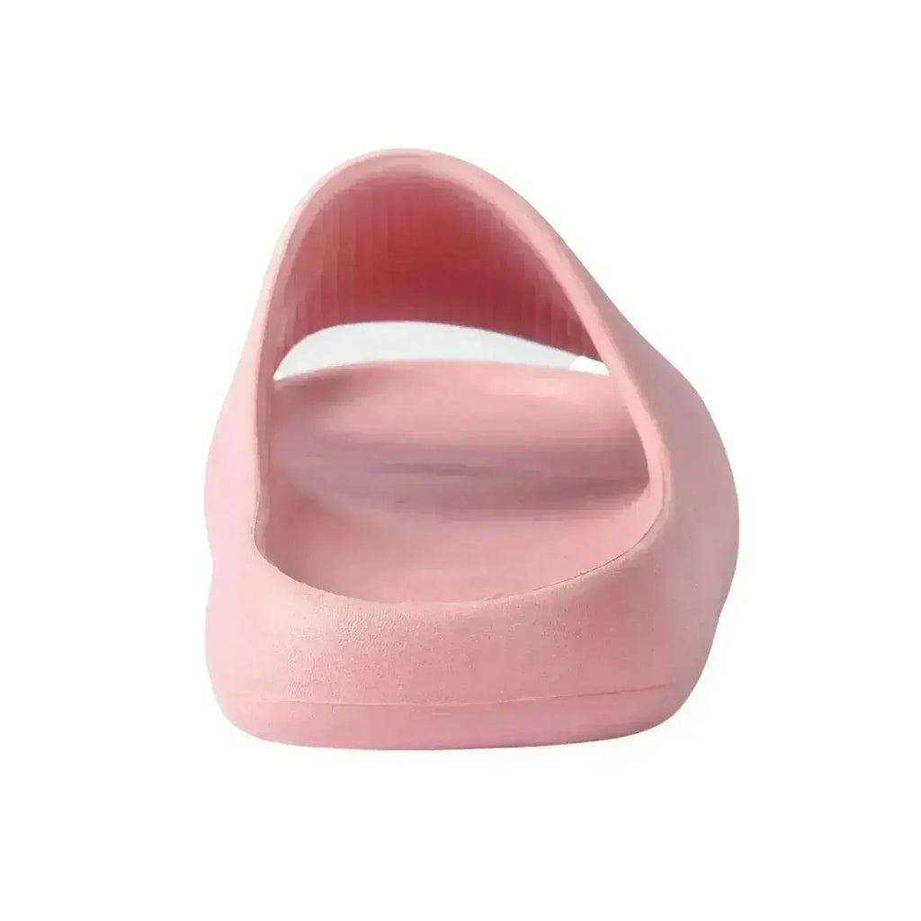 Cloud Pillow Slippers for Women - Pink Shower Shoes for College Dorm