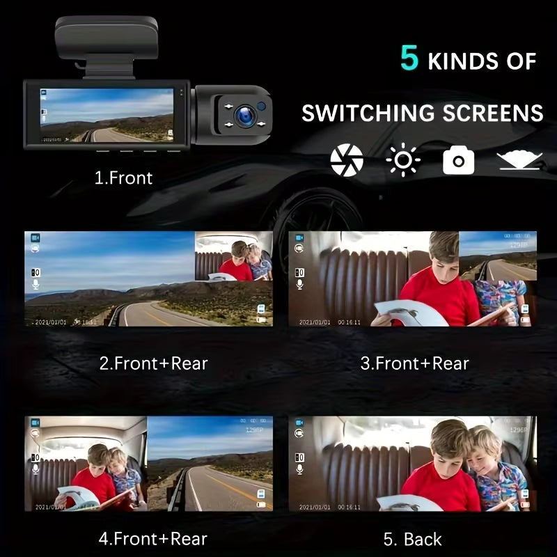 1080P WIFI Dual camera Dash Cam