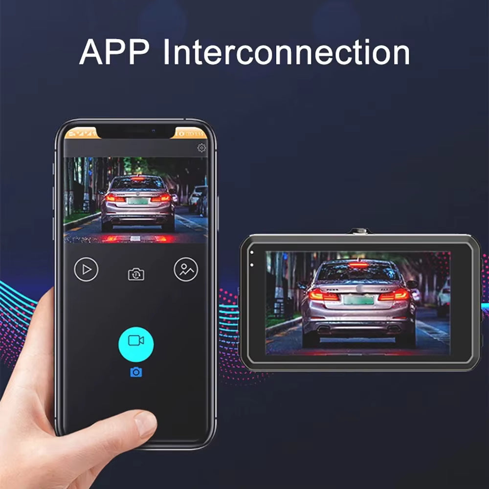 1080P WIFI Dual camera Dash Cam